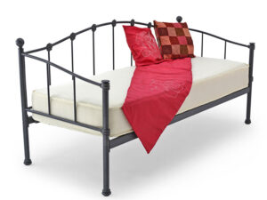 2ft6 Small Double Sleep To Go Paris Daybed Bedstead in Ivory