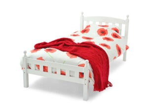 Sleep To Go Florence Bedstead in White
