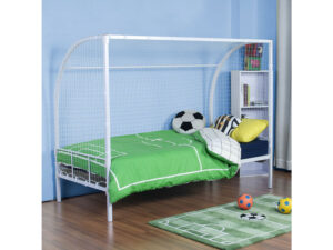 3ft Single Sleep To Go No Bolt Soccer Bed in White