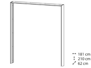 Rauch Alegro Passepartout 189cm x 214cm - Without Lights - 9P2P