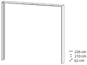 Rauch Alegro Passepartout 233cm x 214cm - Without Lights - 9P3P