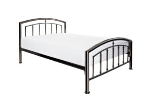 Sleep To Go Cadiz Bedstead in Black Nickel