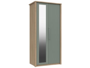 Furniture Mill Castleton Range 20 - 2 Door Wardrobe With Mirror