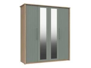 Furniture Mill Castleton Range 20 - 4 Door With 2 Mirrors Robe