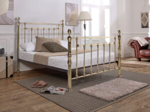Sleep To Go Gloucester Bedstead in Antique Brass
