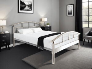 Sleep To Go Jupiter Bedstead in Chrome