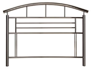 Sleep To Go Jupiter Metal Headboard in Black