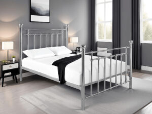 Sleep To Go Kensington Bedstead in Chrome