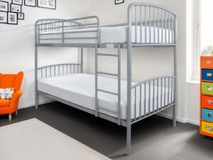 3ft Single Sleep To Go Montreal Bunk Bed in Silver