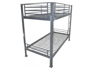 Sleep To Go No Bolt Bunk Bedstead in Silver