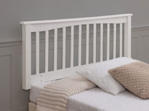 Sleep To Go Sandra Headboard in White