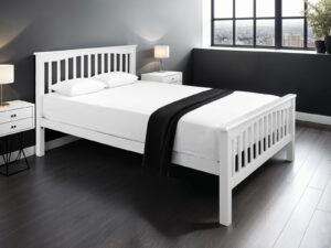 Sleep To Go Sandra High End Bedstead in White