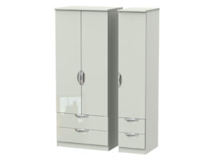 Welcome Furniture Camden Triple 2 Drawer + Drawer Wardrobe