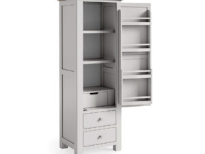 G9229 Salcombe SingleLarderUnit Silver(open)