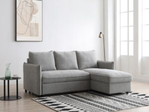 Blaire Sofa Bed Grey Boucle 01 Square