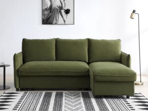 KY355 BLAIRE CORNER SOFA BED OLIVE LIFESTYLE (2)