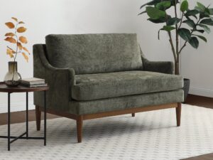 KY514 BRIAR TWO SEATER OLIVE CHENILLE LIFESTYLE (2)