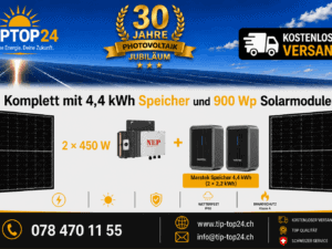 900 Watt & 4,4-kWh-Speicher