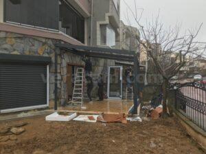 Açılır cam tavan cam panel birleşim detayı, yalıtım profil sistemi, Veracam cam çatı