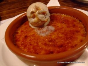 Dulce de leche Creme Brulee