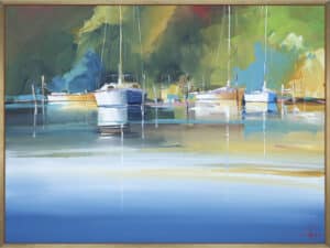Afternoon Light at Metung - Canvas