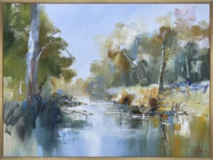 Creek from the Murray River - Canvas