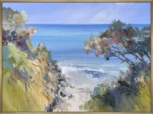Over the Bay, Towards Melbourne - Canvas