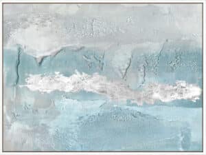 Blue Mist II - Canvas Gallery White