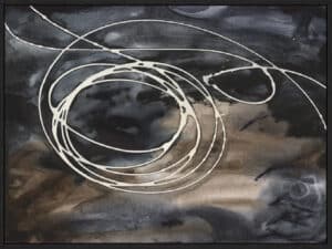 Midnight Swirl II - Canvas Gallery Black