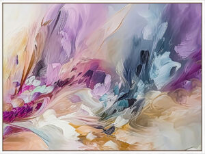 Watercolor Swish II - Canvas Gallery White