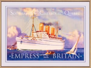 Empress of Britain - Canvas Gallery Natural
