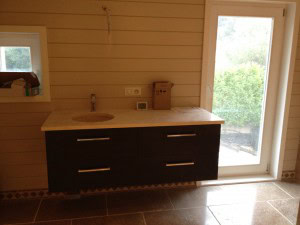 salle de bains maison en bois Mougins 06