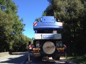 grue de levage ossature bois