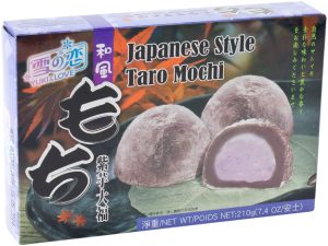 Taro Flavored Japanese Style Mochi - Yuki and Love (210 grams)