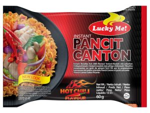 Lucky Me! Noodles Hot Chili pancit canton - 60 grams