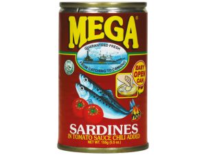 Mega Sardines in Tomato Sauce with Chili (Hot) 155 g