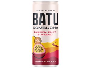 Batu Passion Fruit & Mango Kombucha Drink (250 ml)
