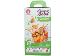 Popping Boba Drink Passion Fruit Green Tea (240 g) O's bubble