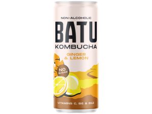 Batu Ginger Lemon Kombucha Drink (250 ml)