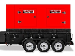 250,000 Watt Fire Department Full-time Silent Mobile Theron Technologies generator