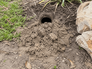 armadillo burrow