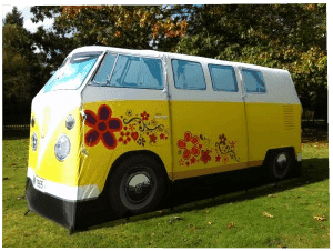 Kombi Camper Van Tent - Replica 1965 VW Combi Van
