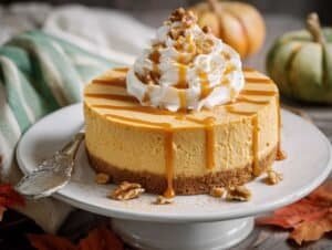 Pumpkin Spice Cheesecake Tarifi – Balkabaklı Baharatlı Cheesecake