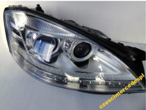 MERCEDES S KLASA W221 AMG LAMPY XENON PRZÓD LIFT