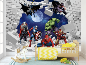 Dečija foto tapeta – Liga Superheroja – Ultimativno Okupljanje
