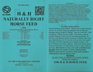 Horse Feed