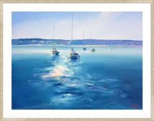 Morning Sailing - 5cm White Border