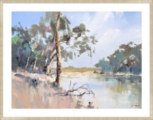 Summer River, The Murray II - 5cm White Border