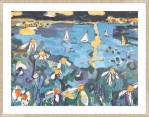 Yachting - 5cm White Border