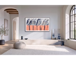 Samsung Frame Colocada en la pared estilo cuadro